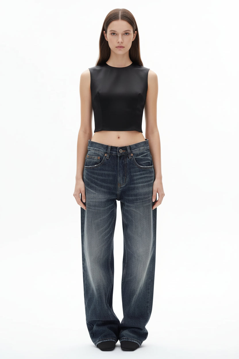 Night wide leg jeans